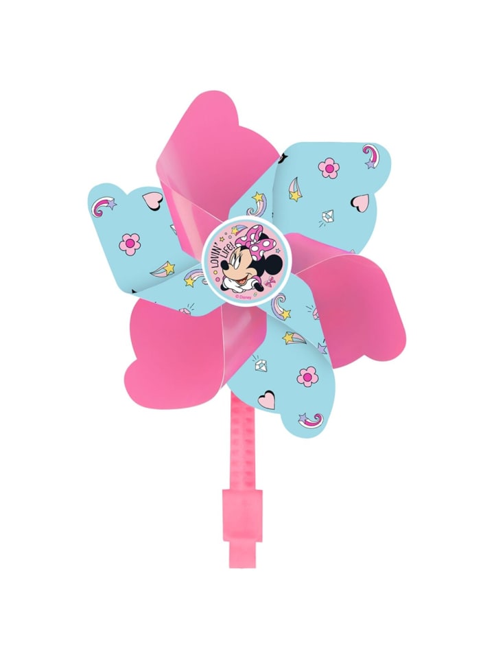 Disney Minnie Mouse Minnie Mouse Fahrrad-Zubehör – Windmühle für fröhliche Fahrten in Rosa günstig kaufen 17 cm