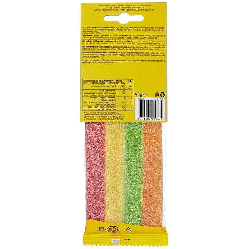 Look o Look Sour stripes mix 90 g Look O Look