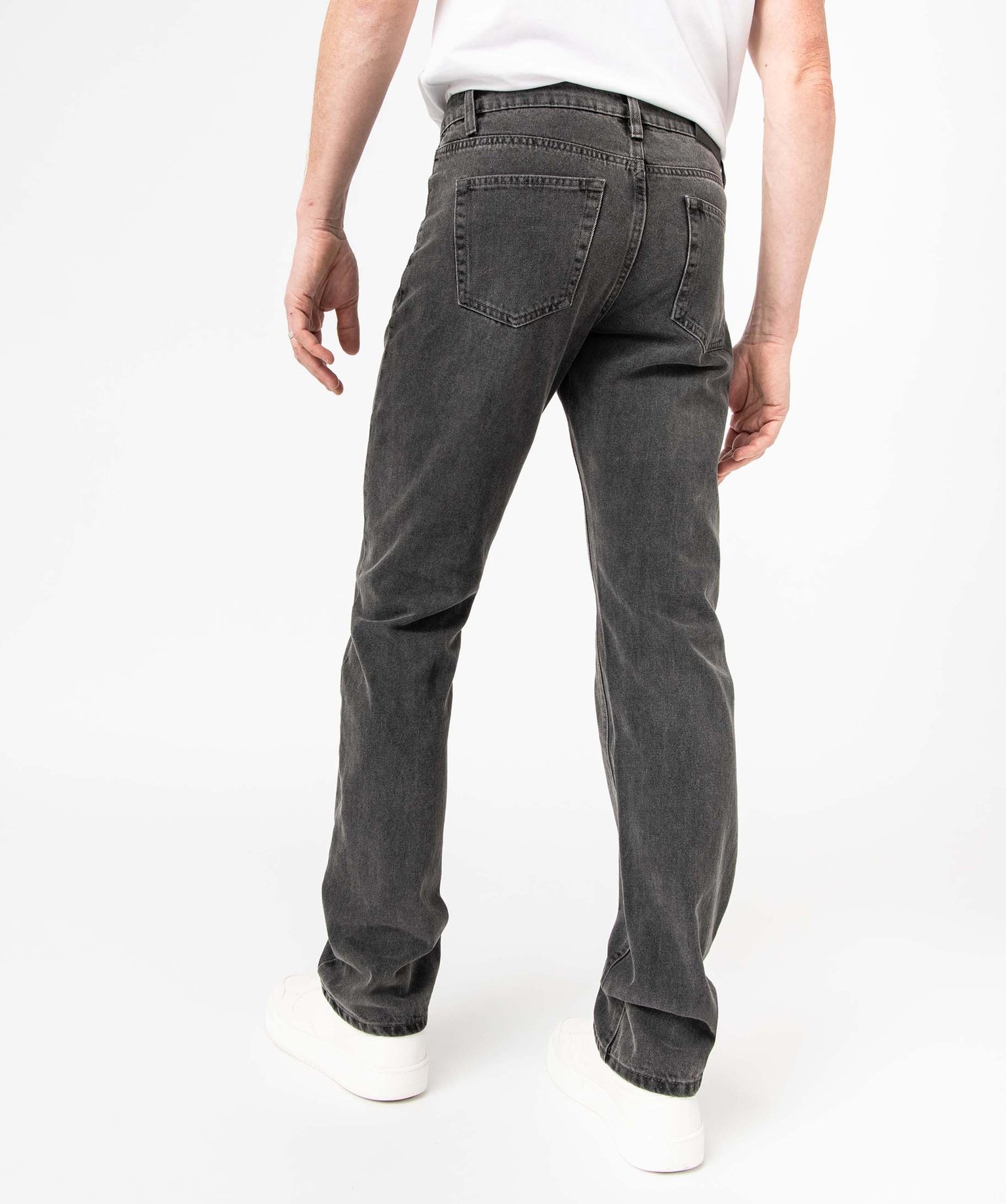 Jean homme coupe Regular légèrement délavé grey | GEMO