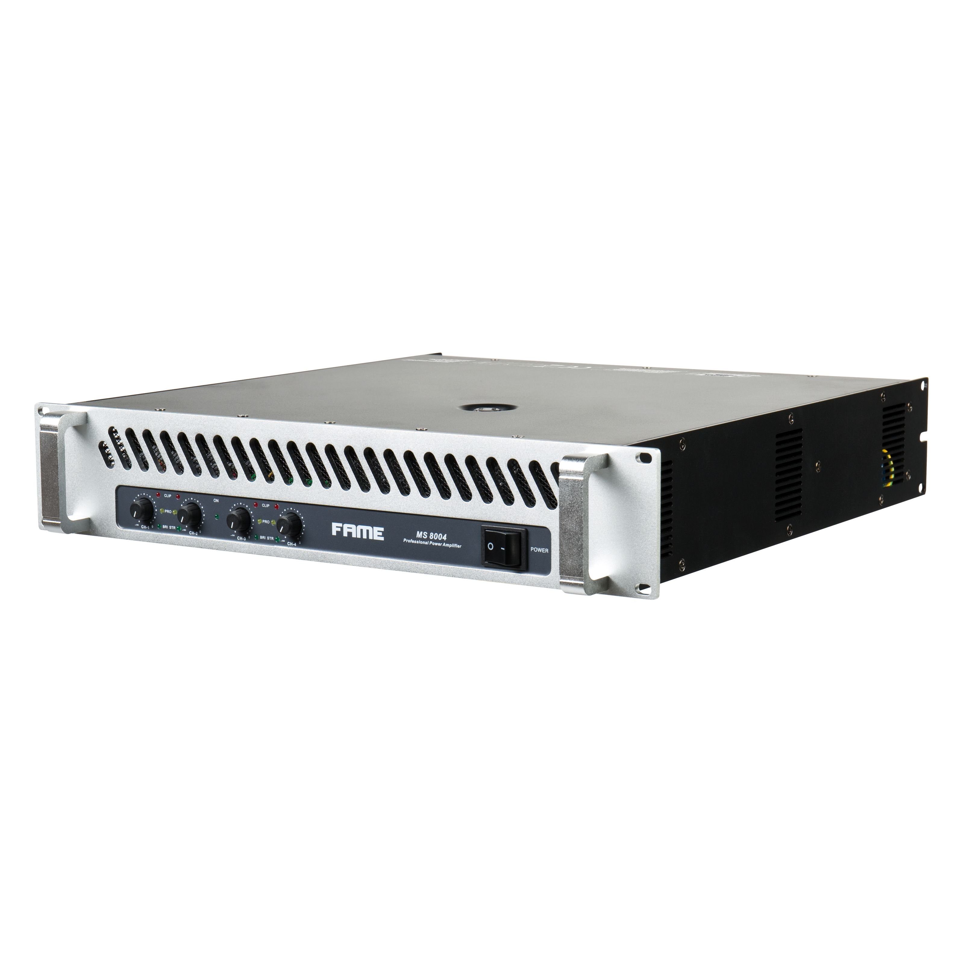 Fame Audio Endverstärker (MS 8004 Endstufe, 4x 820W / 4 Ohm)