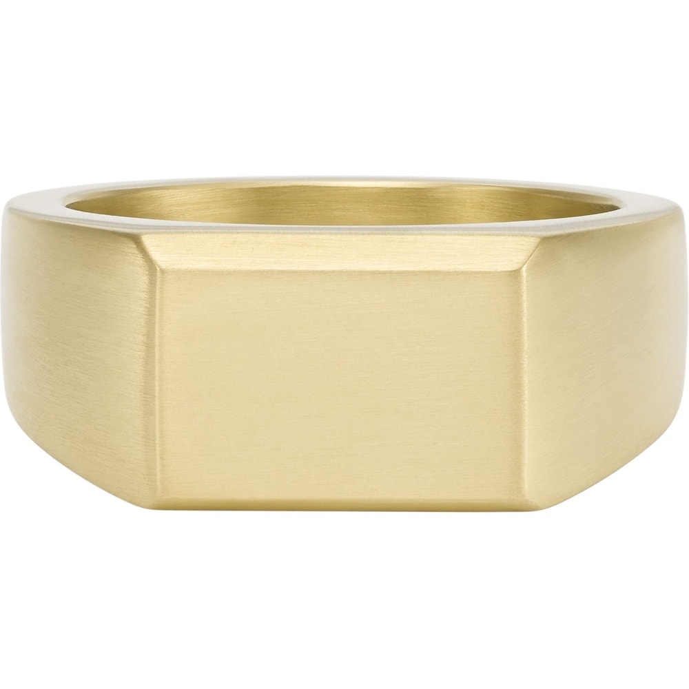 Fossil Bague en acier inoxydable Acier inoxydable or Bague