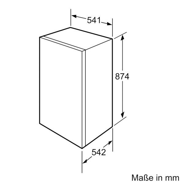 BOSCH Einbaugefrierschrank 4 GIV21VSE0, 87,4 cm hoch, 54,1 cm breit