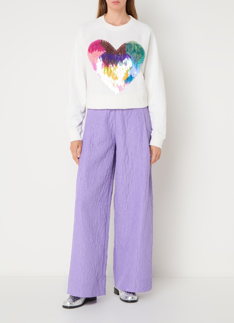 Maglione Essential Antwerp in cotone biologico decorato con paillettes