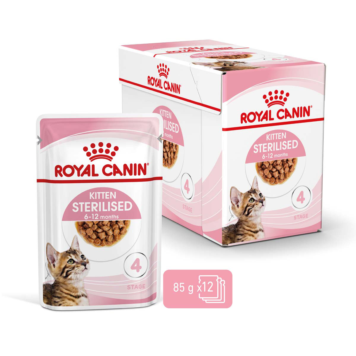 ROYAL CANIN KITTEN STERILISED in Soße Nassnahrung für kastrierte Kätzchen ab 6 Monaten