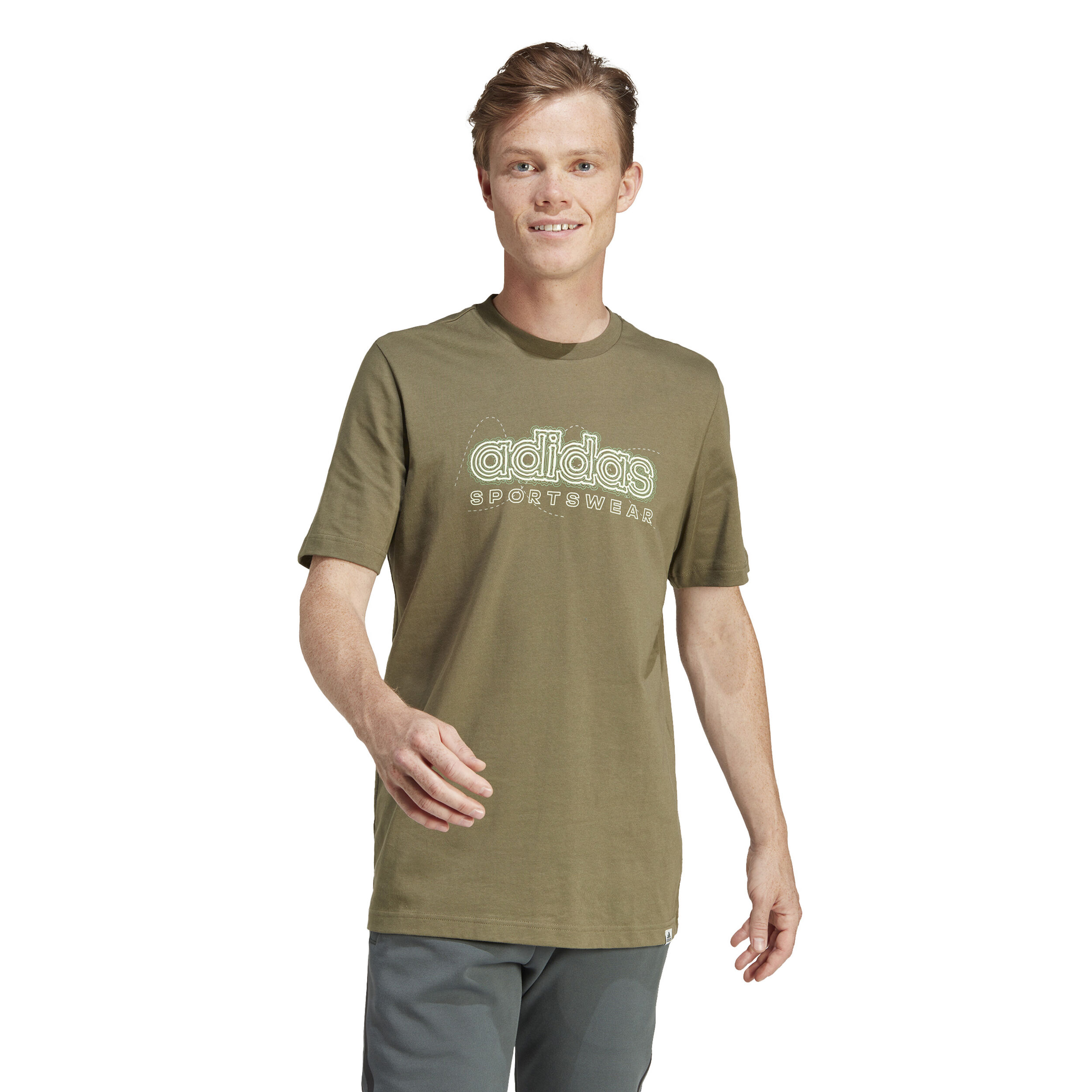 Growth SPW T-Shirt Herren - Oliv
