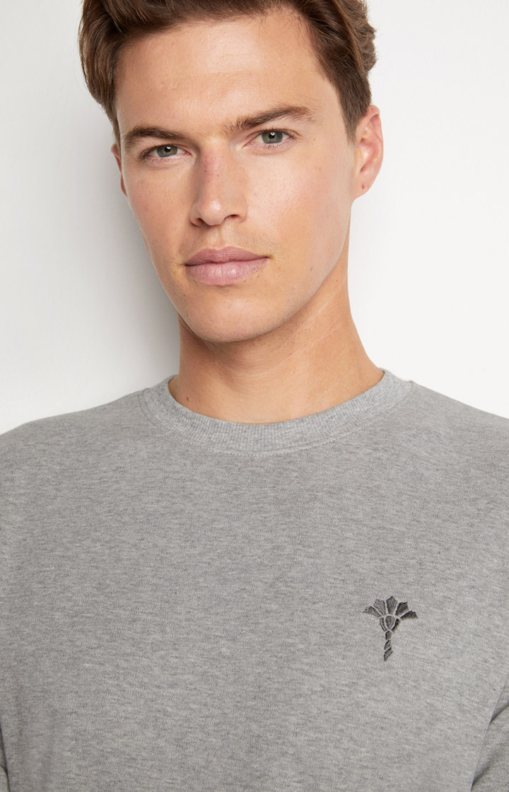 Loungewear Longsleeve in Grau
