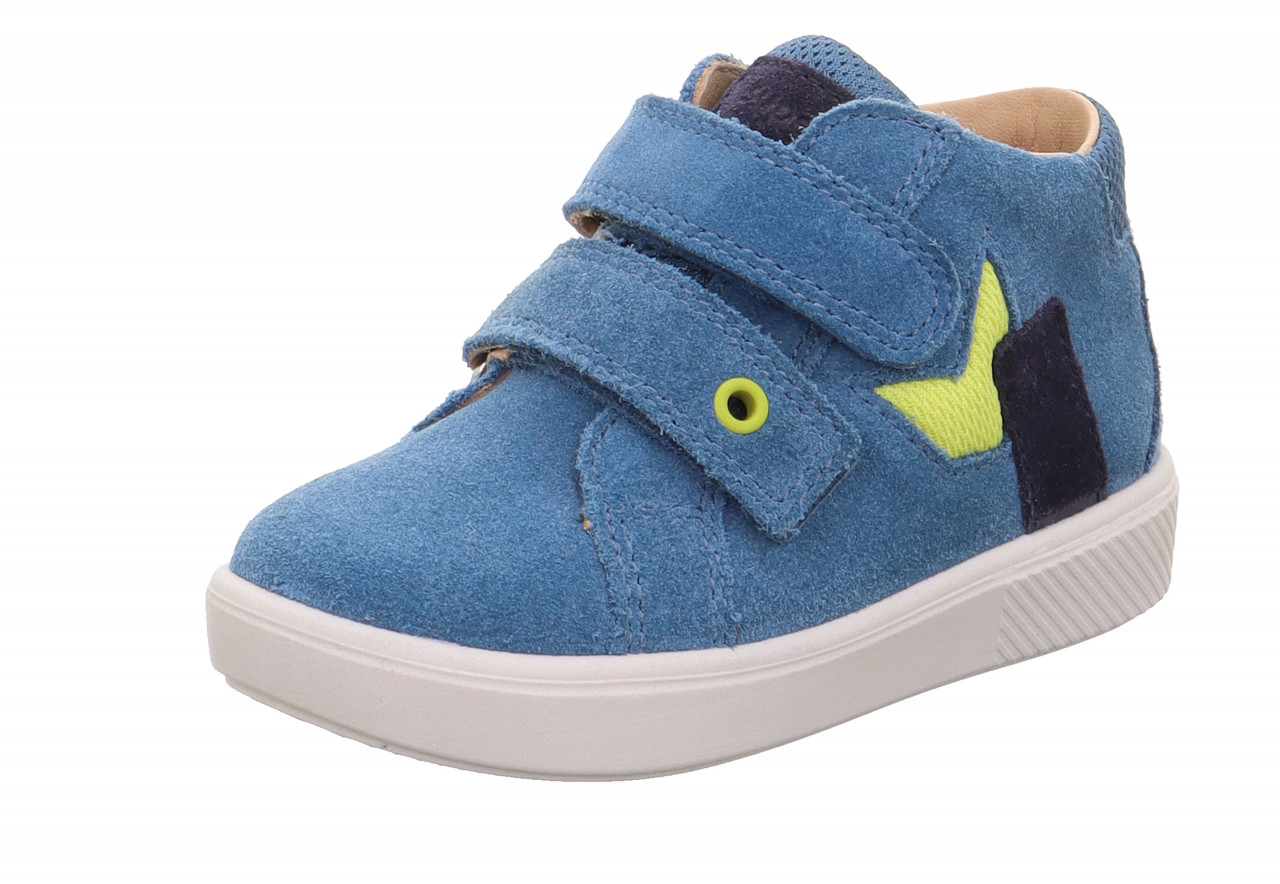 SUPIES - Blau/OrangeSneaker low mit Klettverschluss