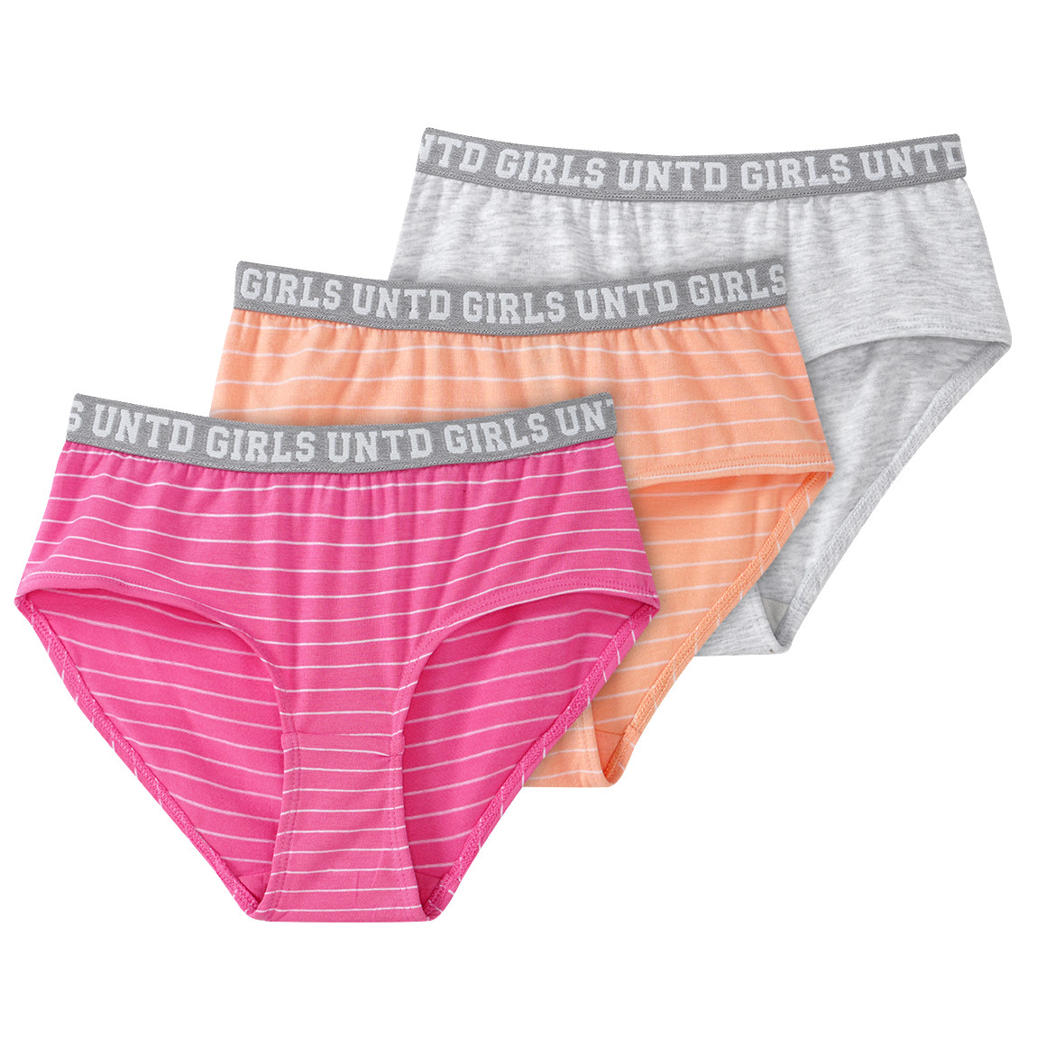 3 Mädchen Pantys mit Elastikbund