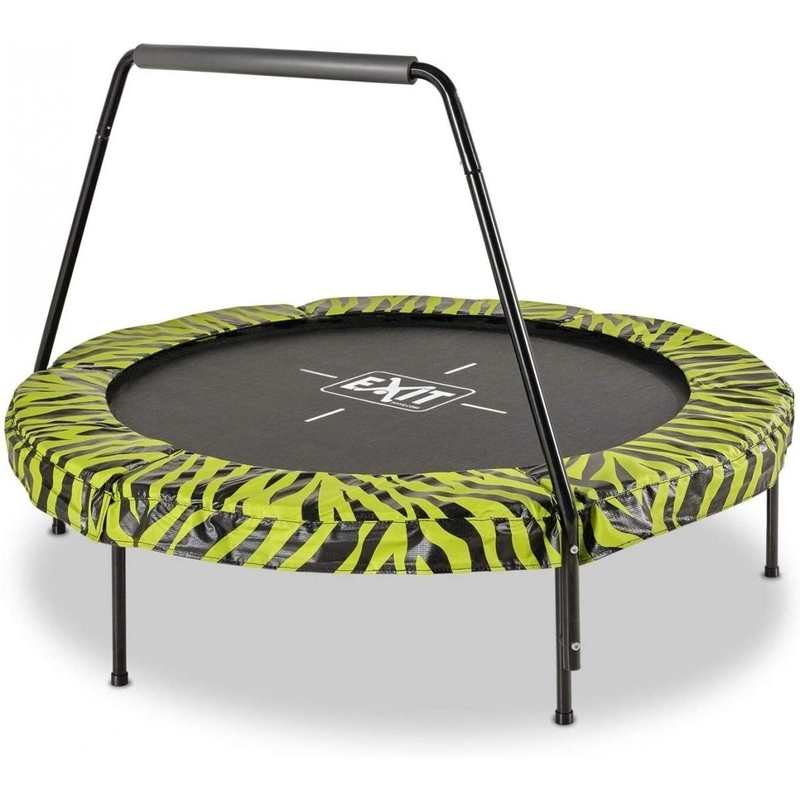 Trampoline 140cm avec guidon Tiggy Junior vert limon