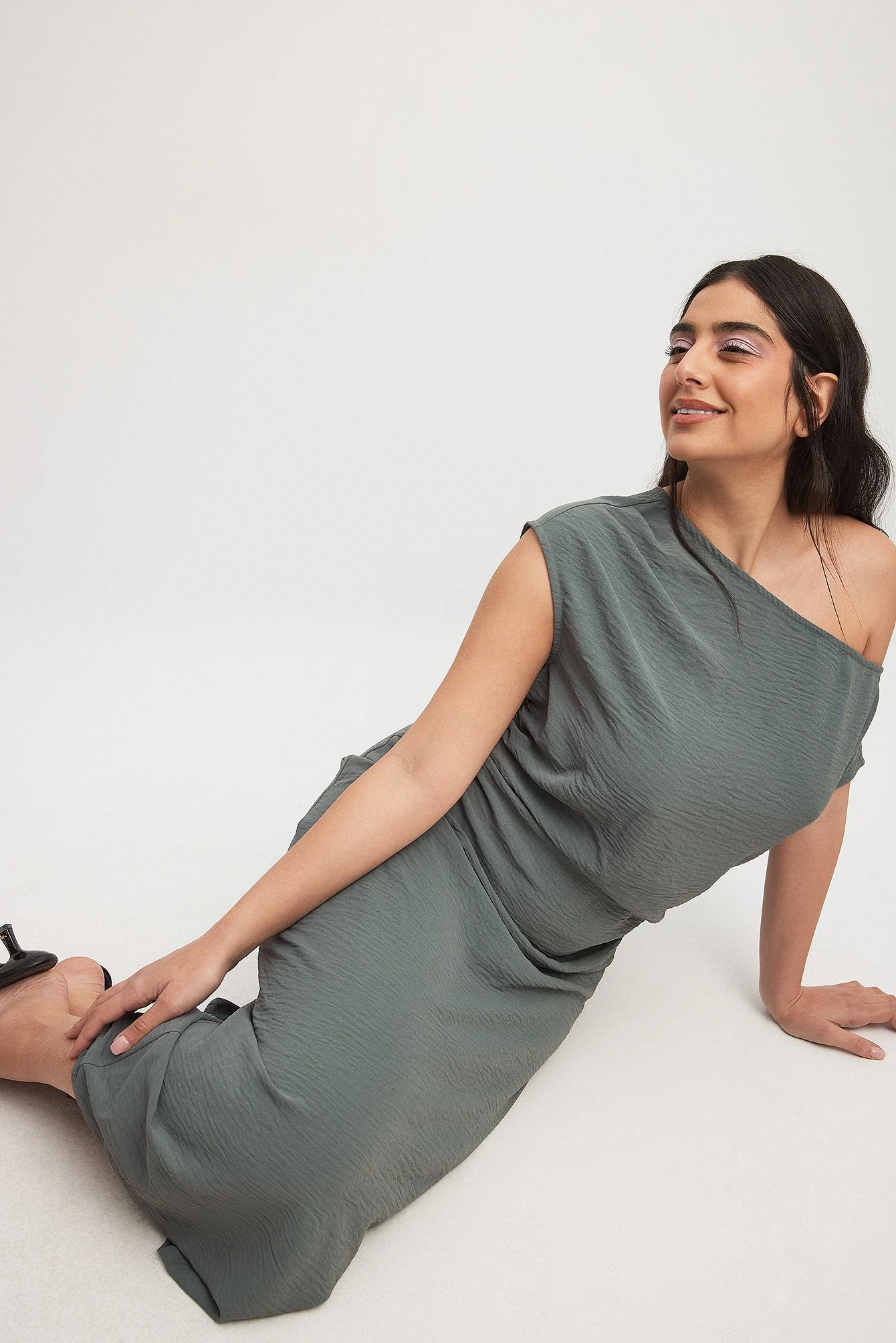 Asymmetric Midi Dress