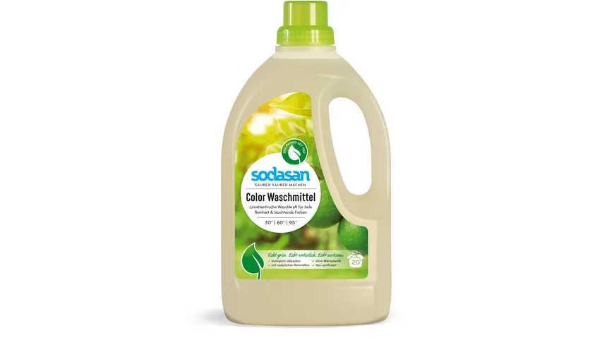 sodasan Color Waschmittel Limette 1.5 l