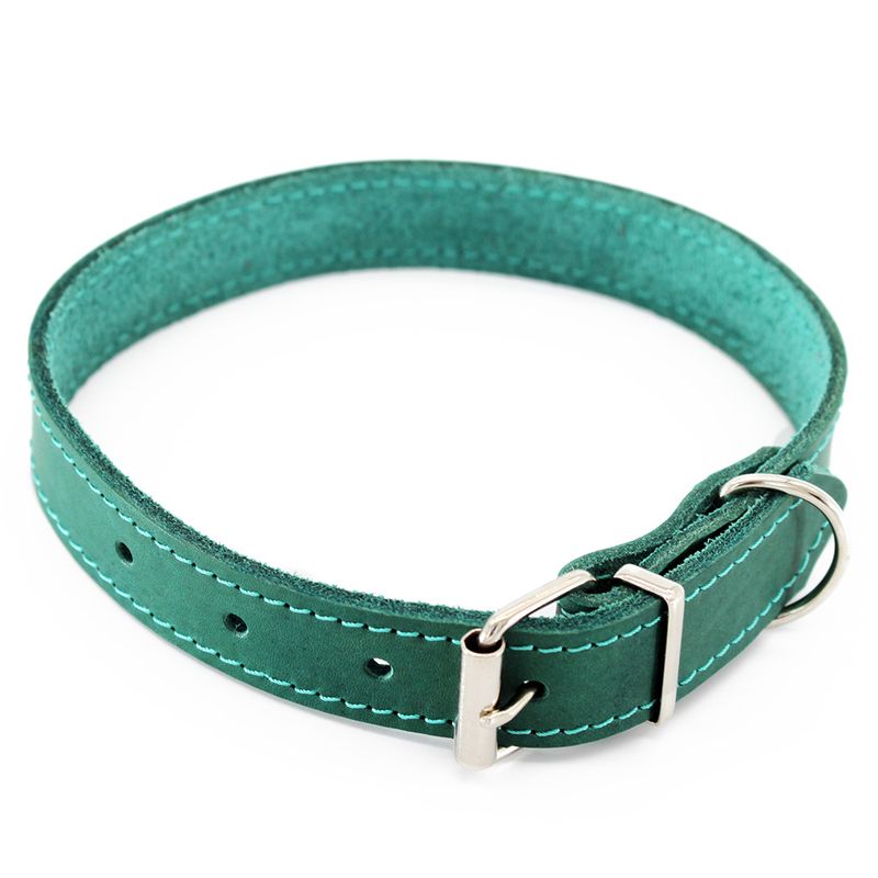 Heim Halsband mit Ziernaht, petrol zu TOP-Preisen