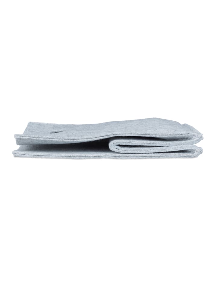 relaxdays 4x Filzkörbe in Grau - (B)30 x (H)30 x (T)30 cm günstig kaufen onesize