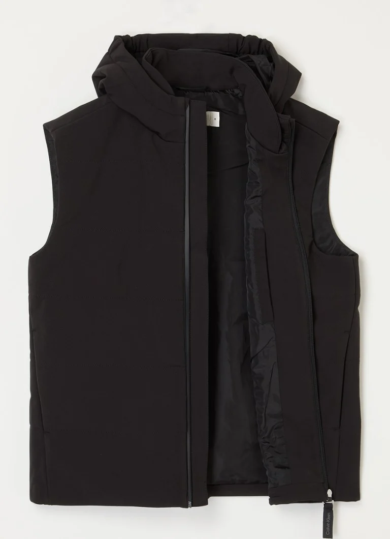 Vestă matlasată Calvin Klein cu buzunare laterale