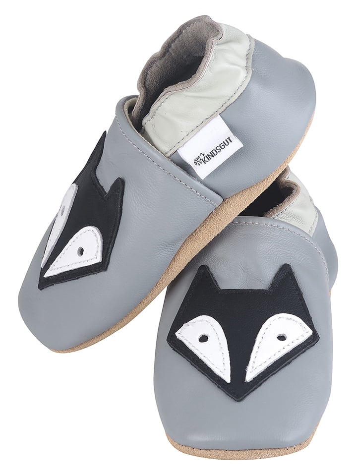 Kindsgut Leder-Krabbelschuhe 