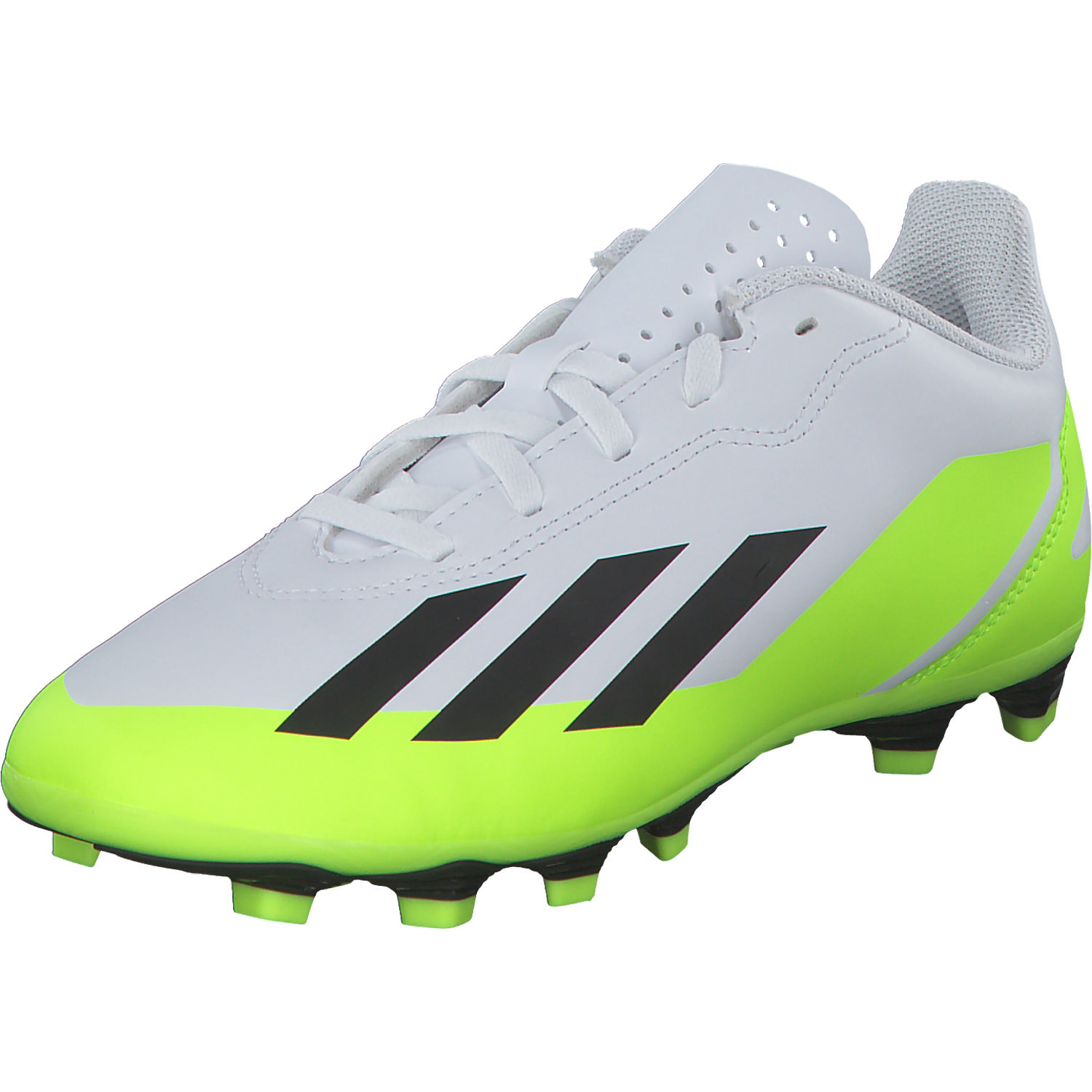 Adidas X Crazyfast 4 FxG J, Sportschuhe, Kinder, ftwr white/core black/lucid le