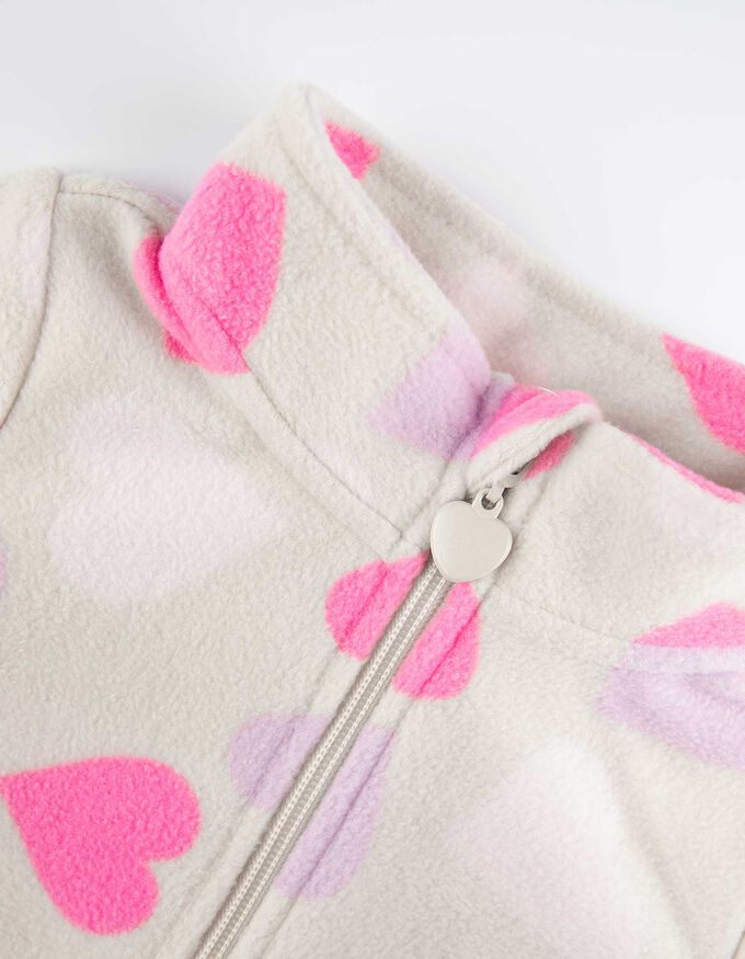 Fleecepullover - Allover-Print