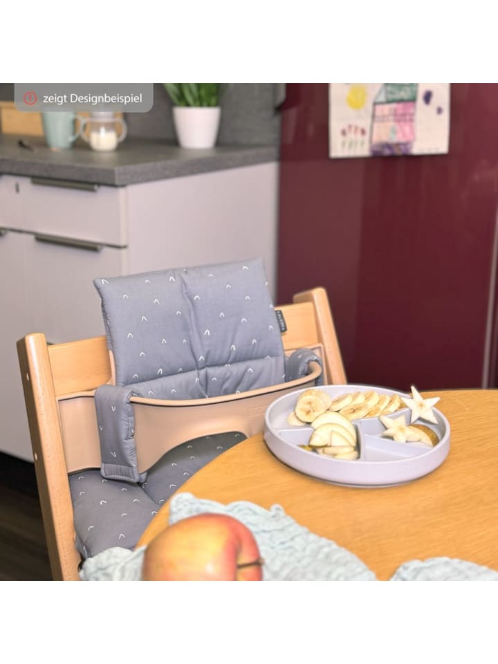 LaLoona Sitzkissen / Hochstuhlauflage für Stokke Tripp Trapp in grau günstig kaufen onesize