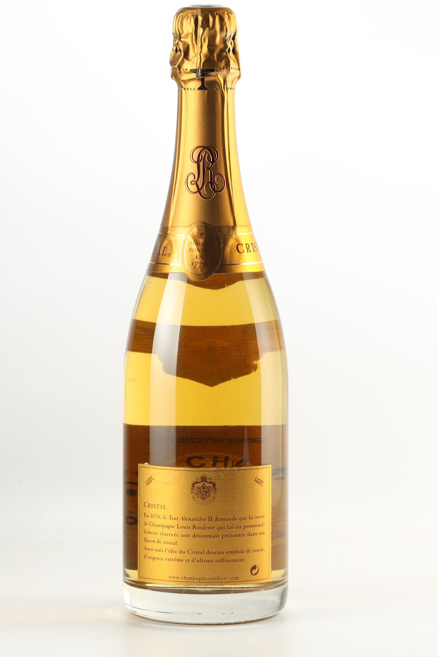 Vin 1996 ROEDERER Cristal Brut 1996, Champagne. Vin ancien - SoDivin