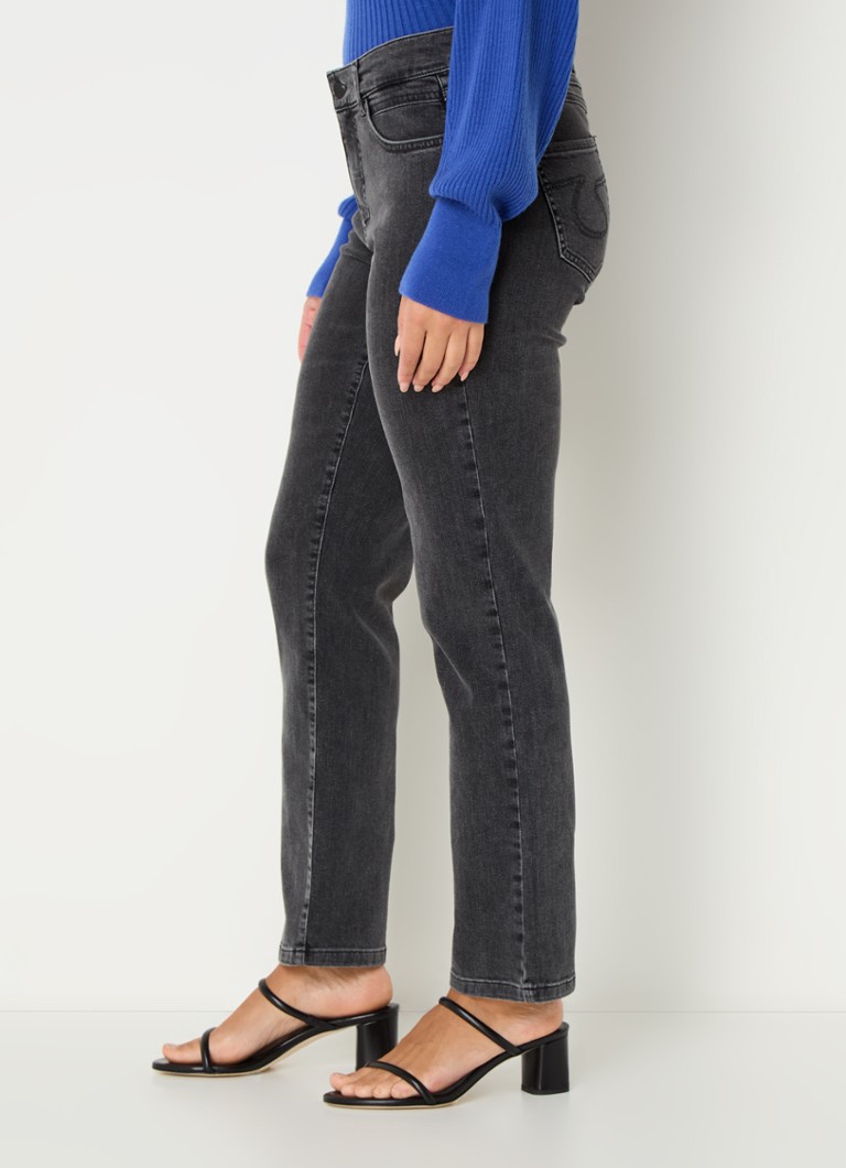 Blugi Claudia Sträter cu talie medie, skinny fit, de culoare spălată