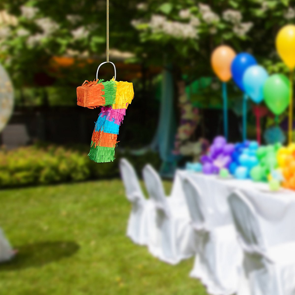 Mini Pinata Zahl 7