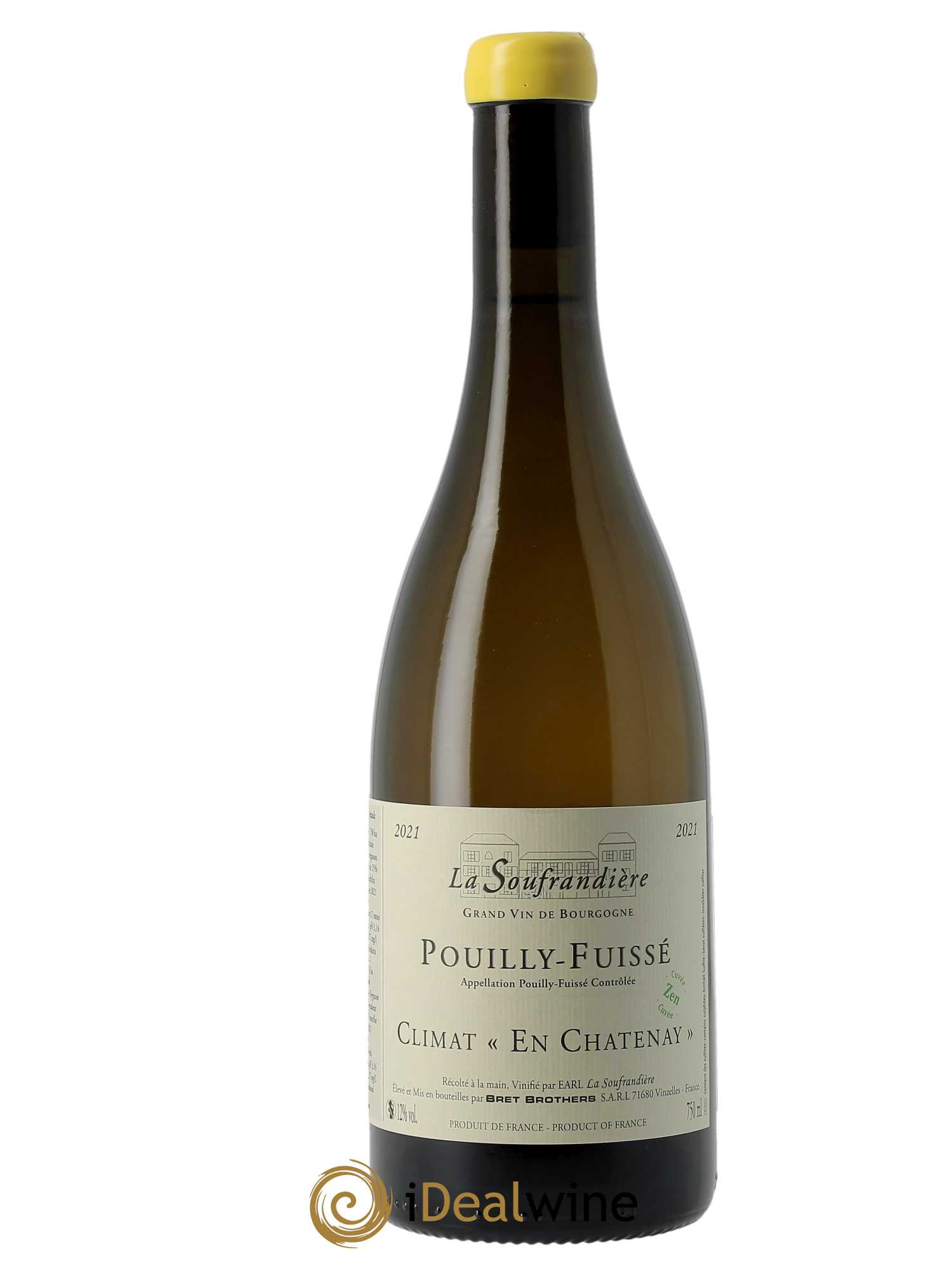 Pouilly-Fuissé En Chatenay Cuvée zen Bret Brothers  2021 - Lot de 1 Bouteille