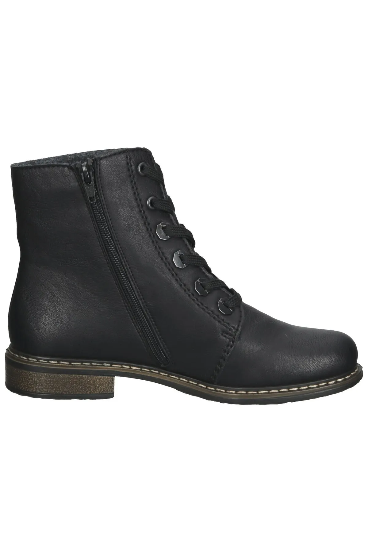 Rieker  Stiefelette - Schwarz - Blockabsatz