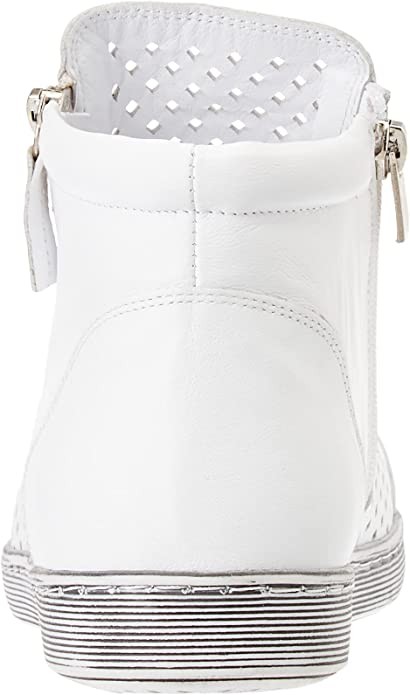 ESGANO Stiefeletten weiss