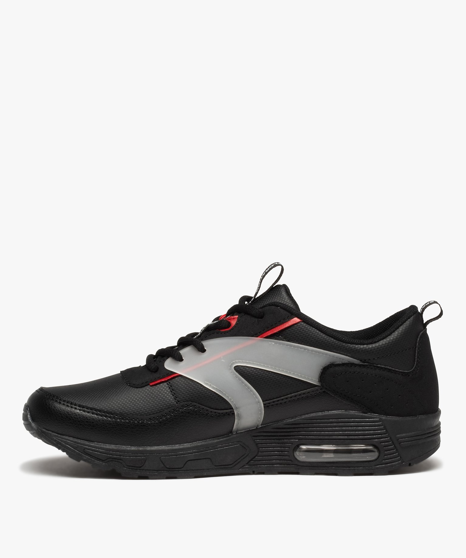 Baskets homme à lacets et à bulle d’air - Nasa noir | GEMO