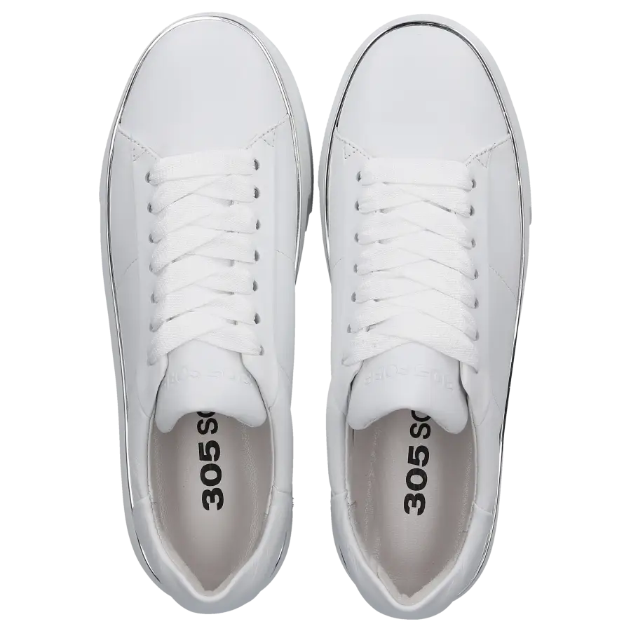 305 SOBE - Sneaker low TESSY Kalbsleder - weiß
