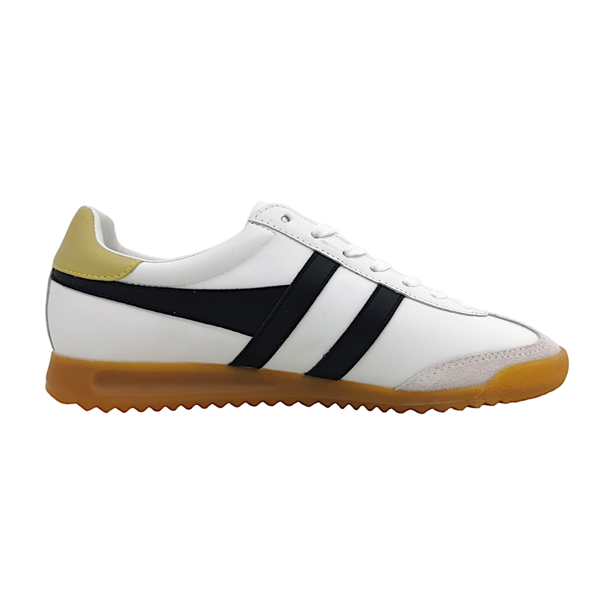 Gola Torpedo Leather CLB622 Weiß White/Black/Lemon