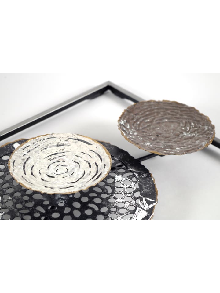 kobolo Metallbild BLOSSO; in Grau günstig kaufen onesize