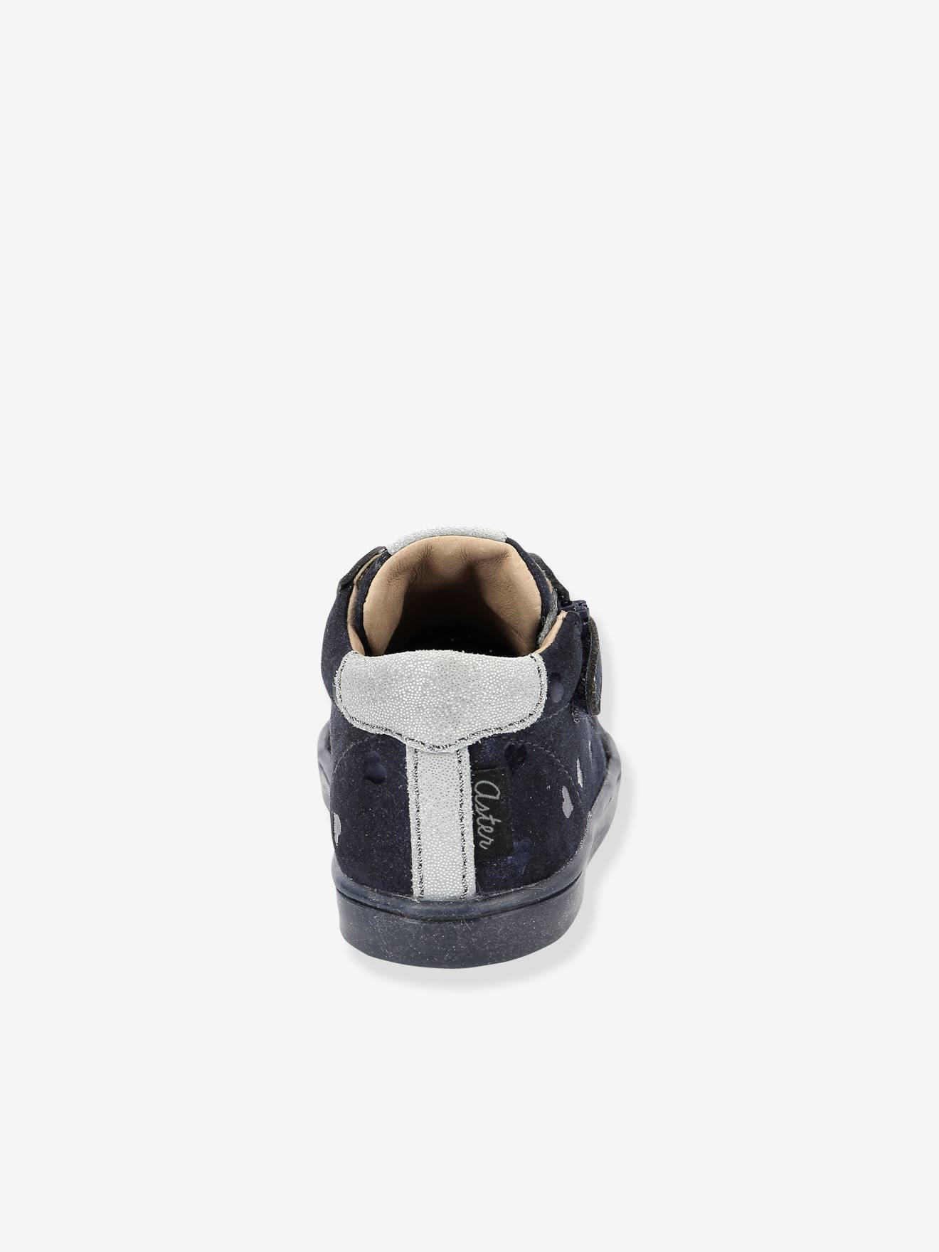 Bottines en cuir fille Wouhou ASTER® marine