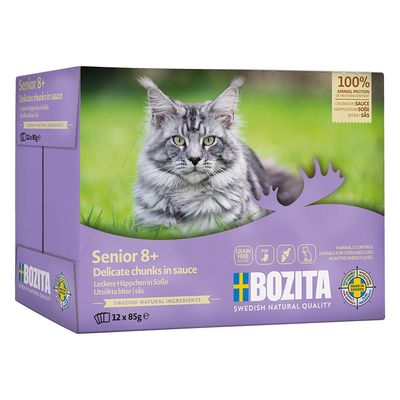 Sparpaket Bozita Häppchen in Soße Senior 24 x 85 g
