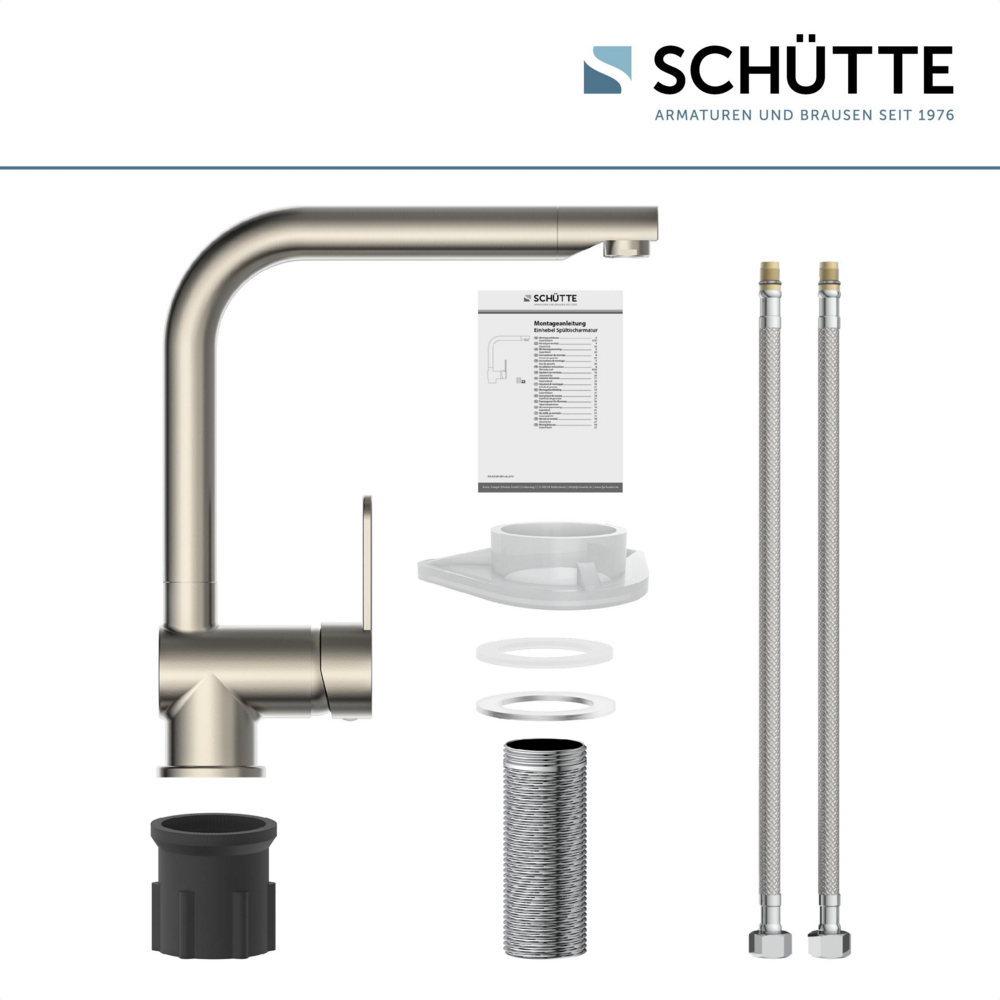 Schütte Spültischarmatur RIO Edelstahloptik