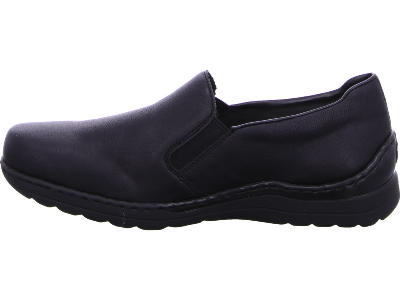 RIEKER Sportliche Slipper schwarz