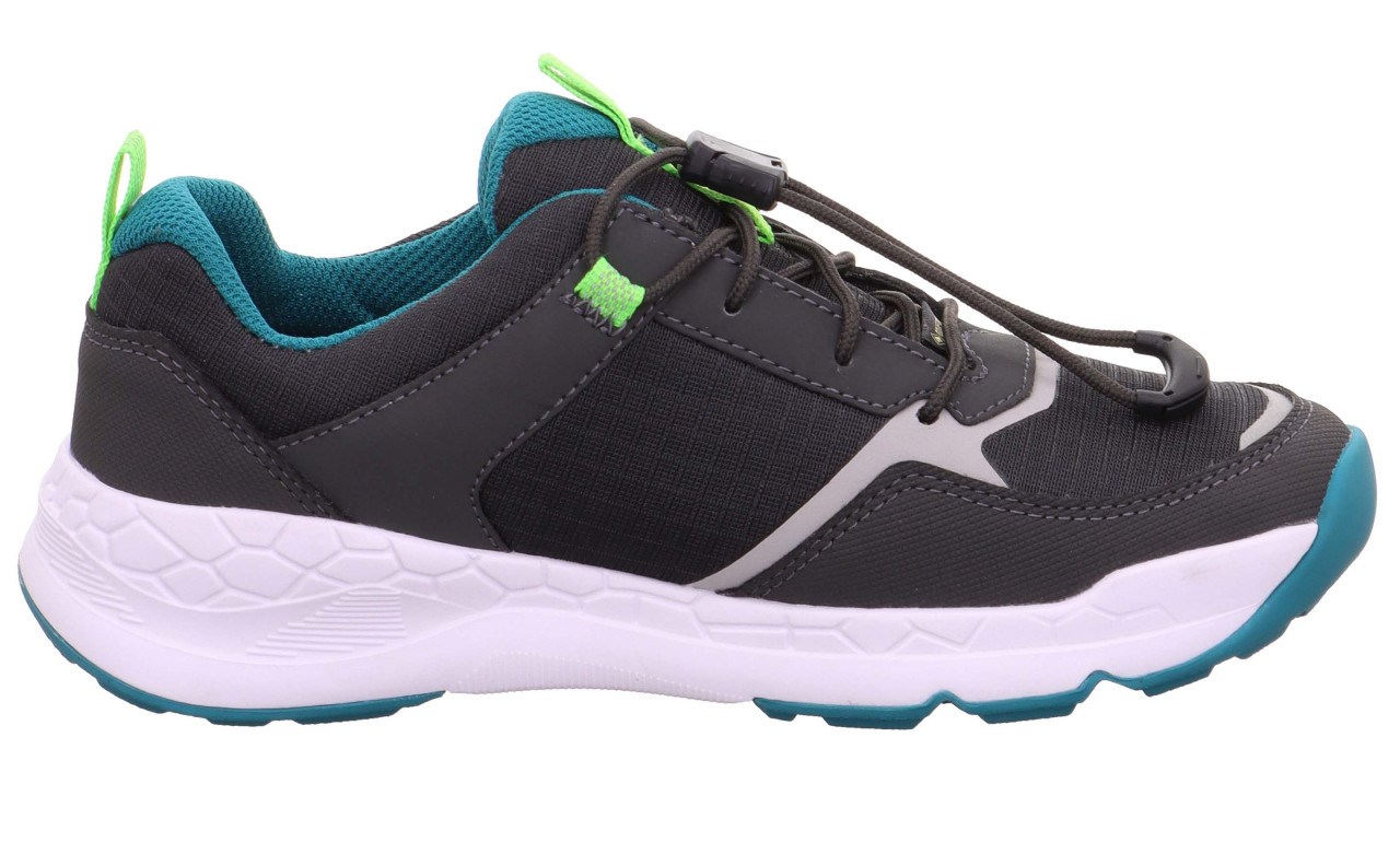 FREE RIDE - Grau/Grün Sneaker low mit Schnellverschluss