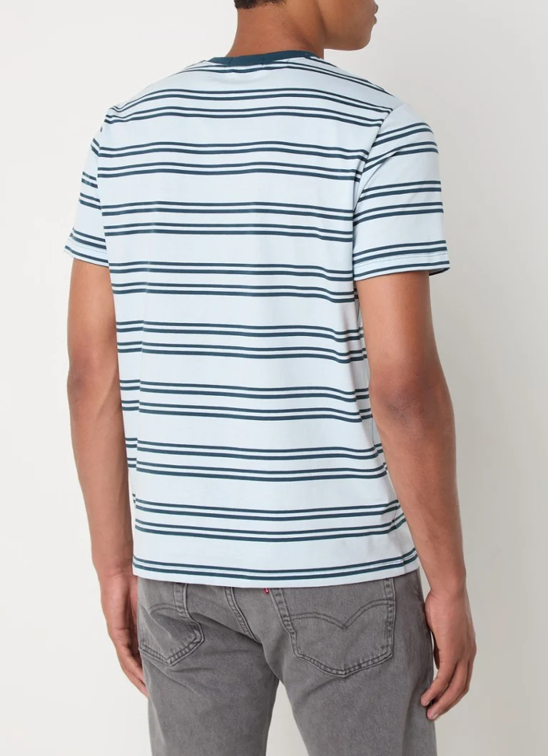 Fred Perry T-shirt with stripe print and logo