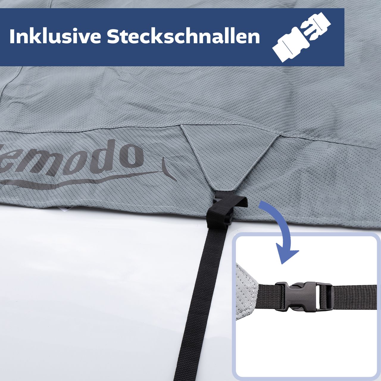 Lemodo Lemodo Dachschutzplane für Wohnmobile, M 700 - 750 cm lang