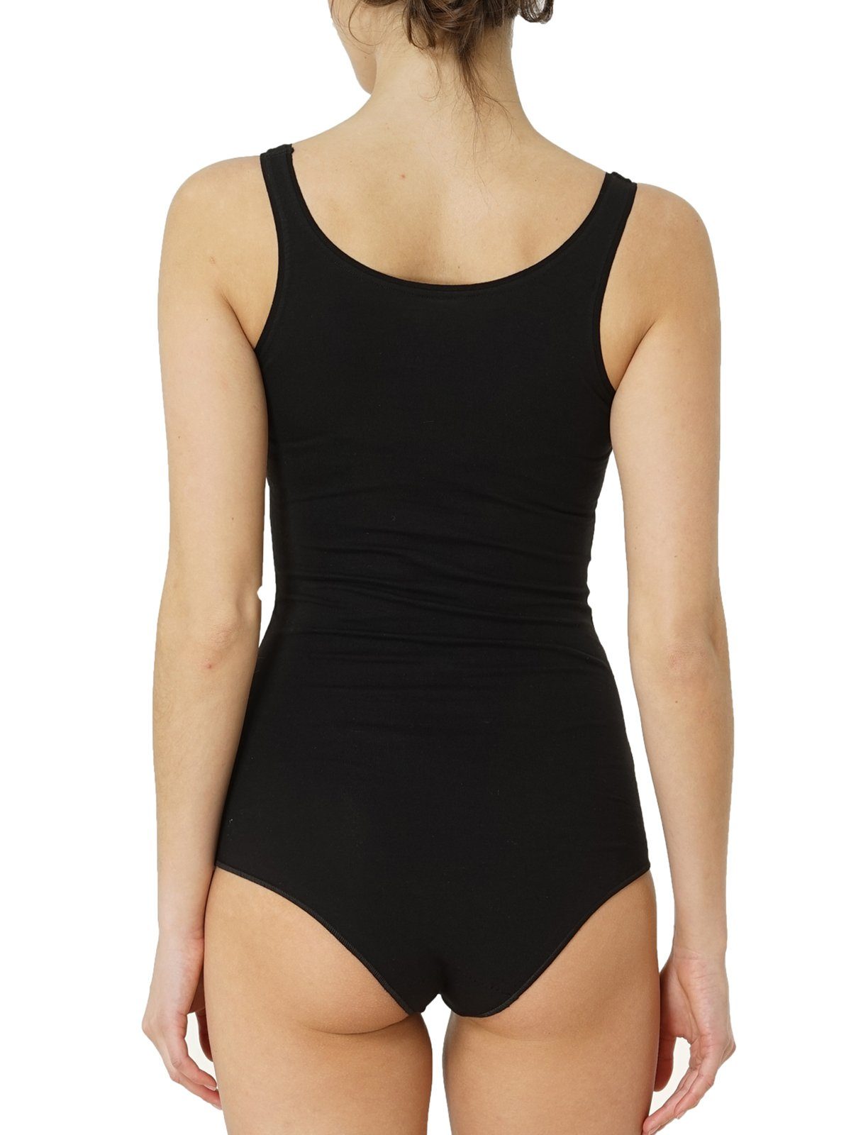 Kefali Cologne Body Business Unterhemd Trägerbody Schwarz, KC207B