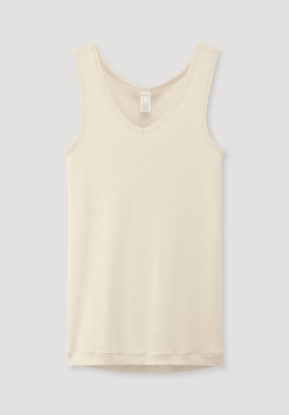 Funktions-Tanktop mit Bio-Merinowolle und Seide