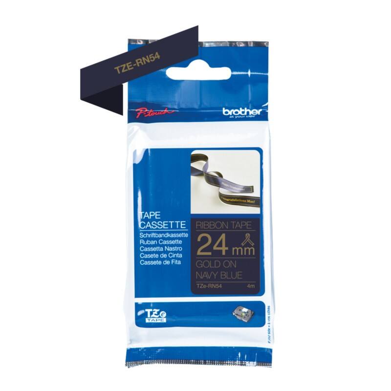 Druckerband Brother P-TOUCH Blau, Gold