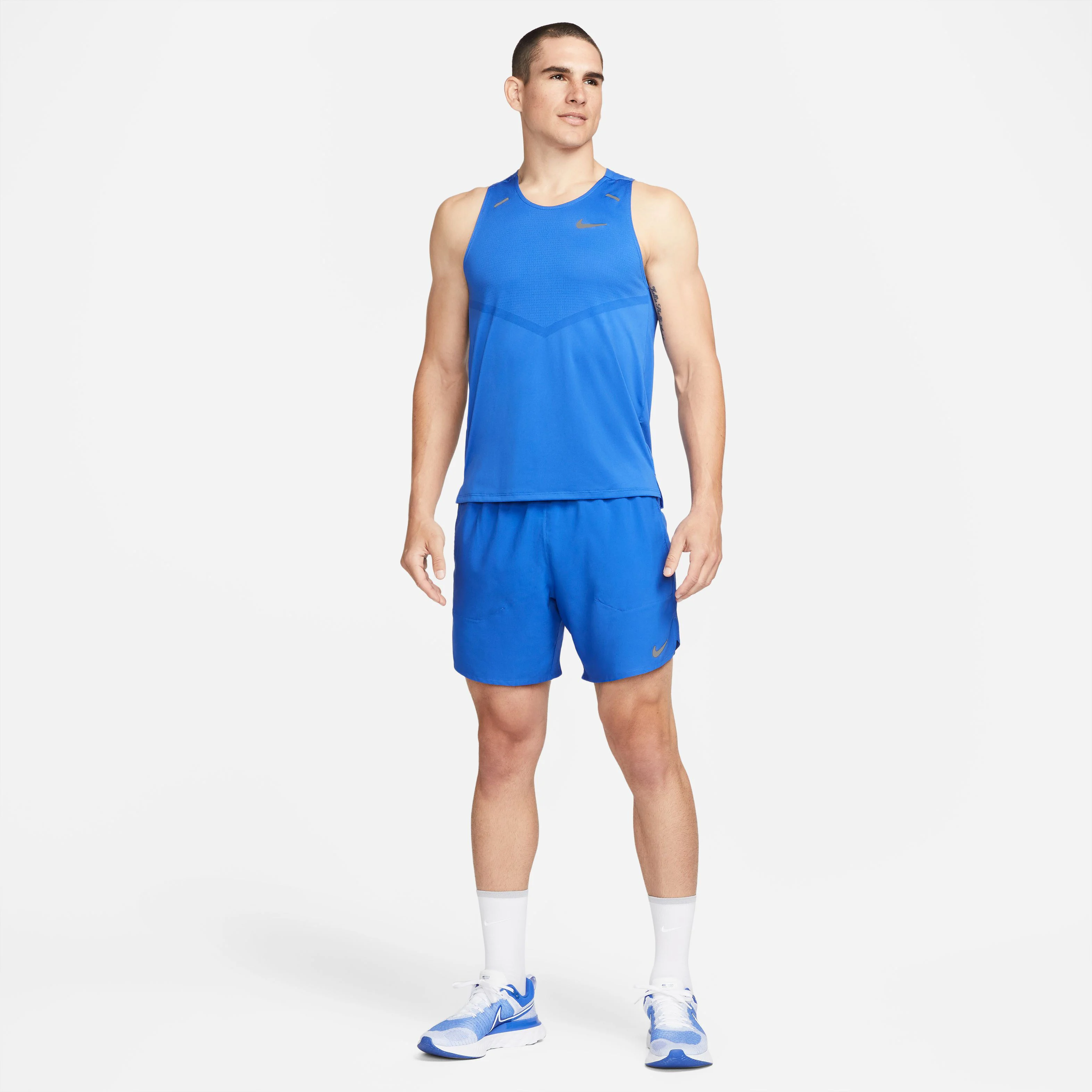 Dri-Fit Stride 7in Brief-Lined Shorts Herren - Blau