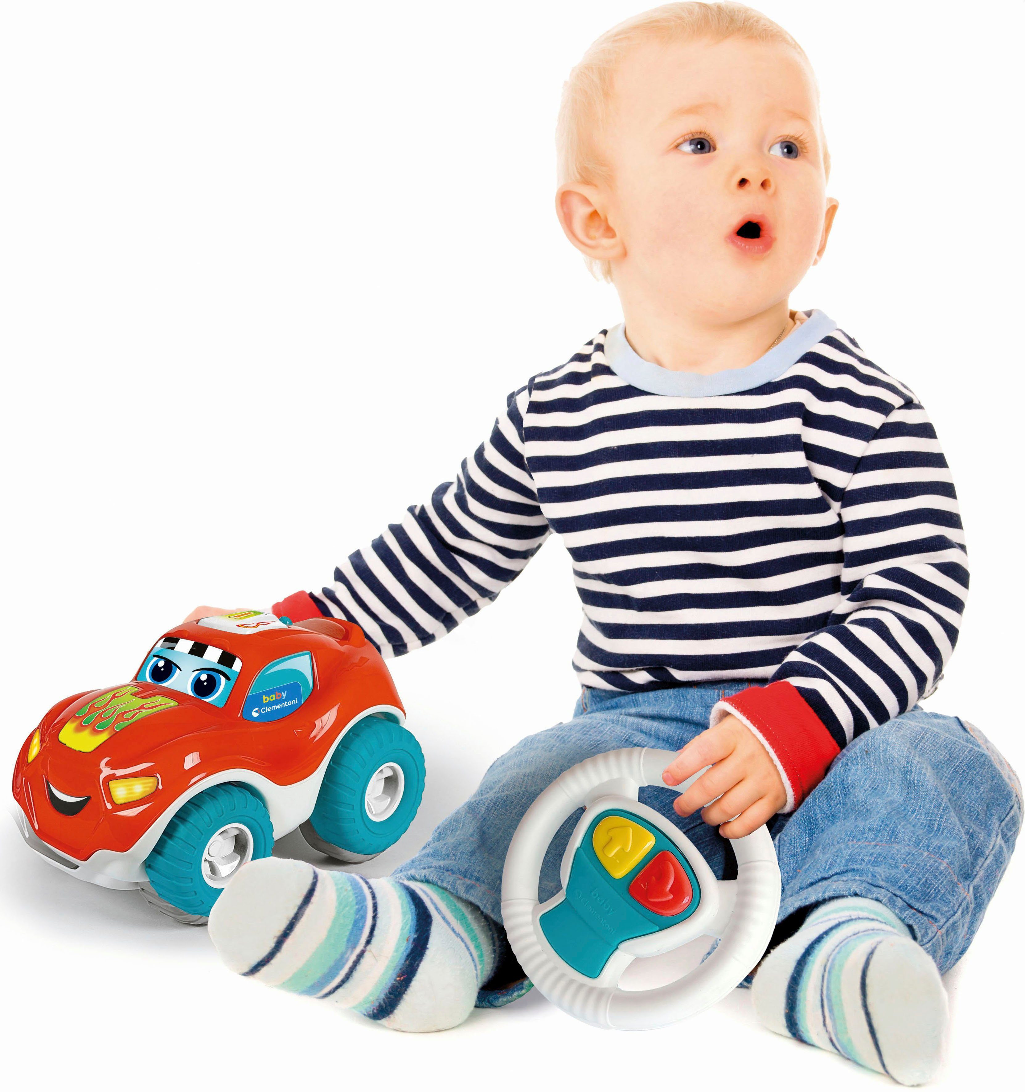 Clementoni® RC-Auto Baby Clementoni, Carlo - Mein erstes RC-Auto, Made in Europe; FSC® - schützt Wald - weltweit