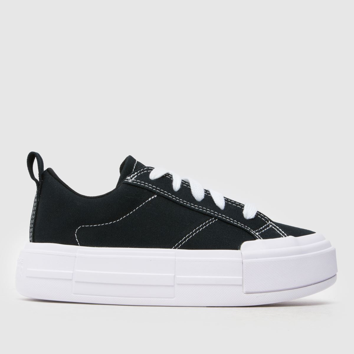 Converse svarta och vita All Star Cruise Junior-sneakers