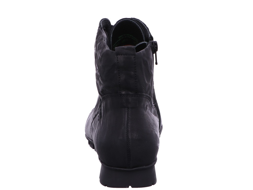 THINK Schnür-Stiefeletten schwarz MENSCHA
