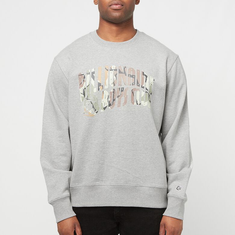 Billionaire Boys Club Camo Arch Logo Crewneck heather grey