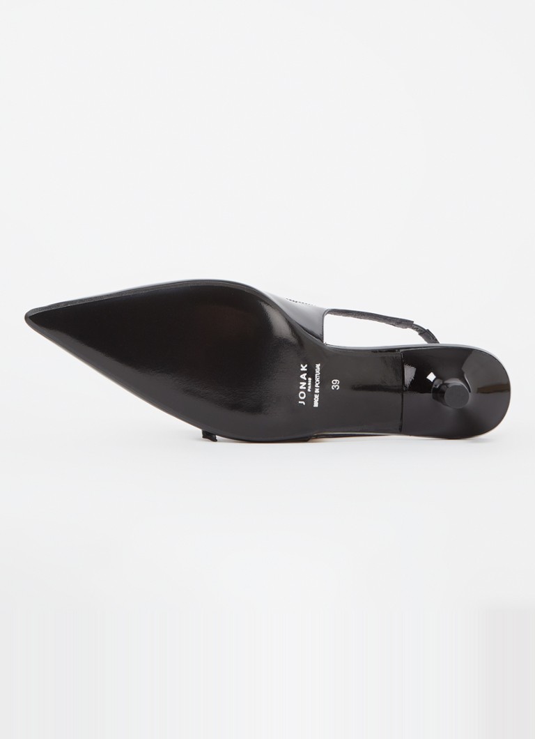 Jonak Damoiselle patent leather slingback