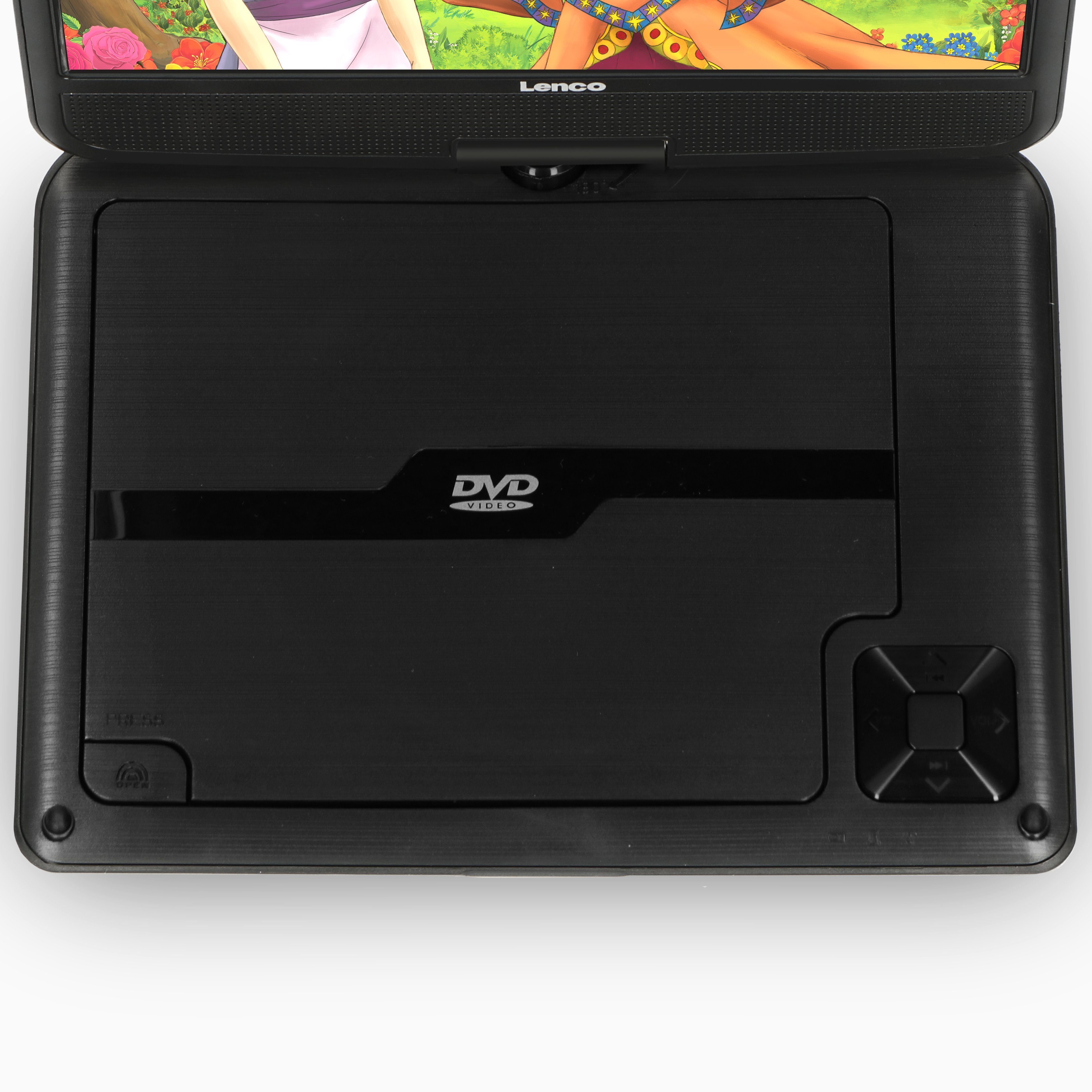 Lenco DVP-901BK Portabler DVD-Player