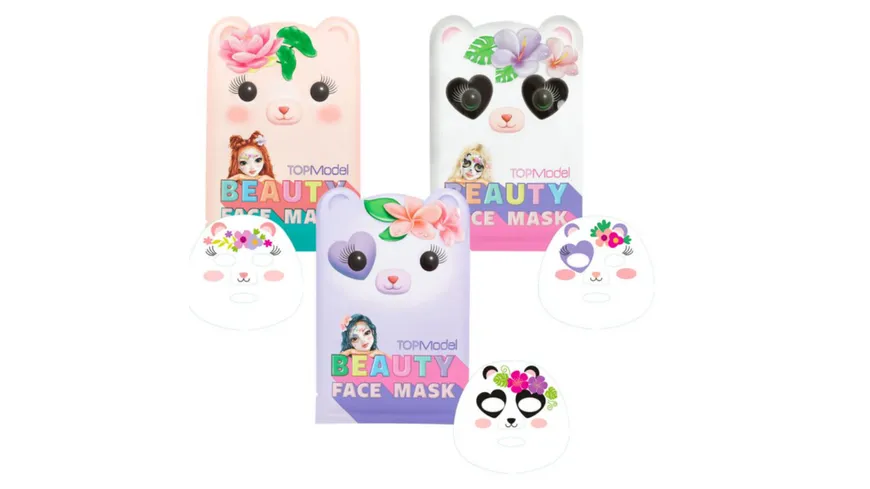 TOPModel Tuchmaske Tier BEAUTY and ME sortiert